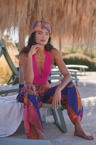 Crane Cobalt Palazzo Pant