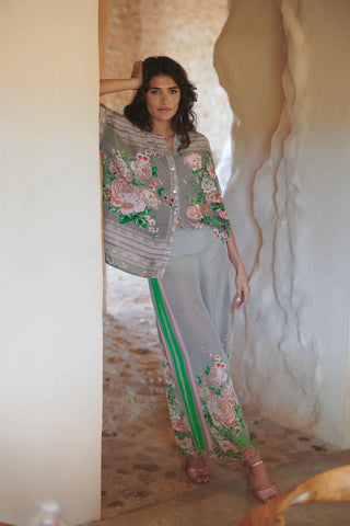 Neon Rose Beige Palazzo Pant