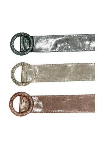 Seventy Glossy Rose Glitter Belt