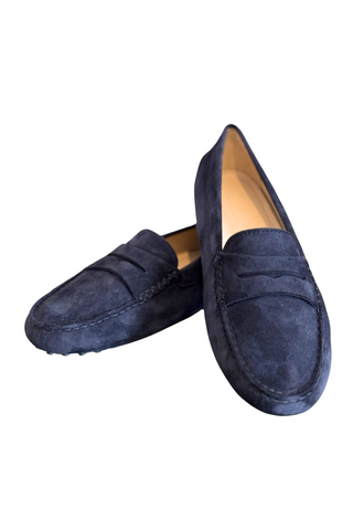 Felix Da Silva Suede Navy