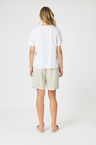 Lino Natural Short