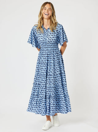 Blue Cockatoo Dress