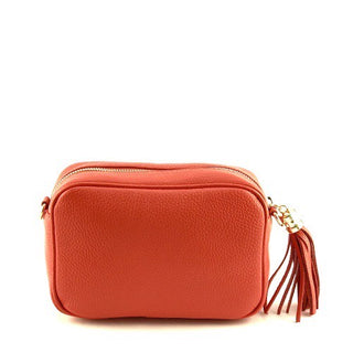 Paris Orange Classic Leather Bag