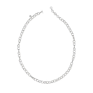 Book necklace in silver plated – 95 CM