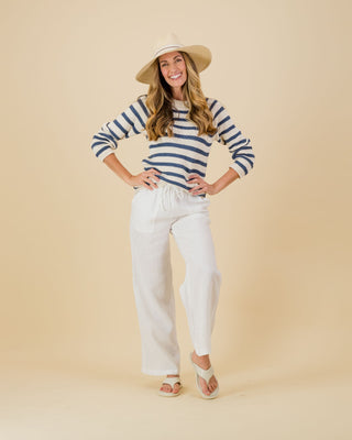 Alicia Blue  Stripe Knit Jumper