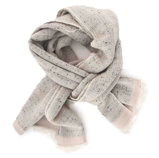 Himalayan yak wool 85x200 shawl grey
