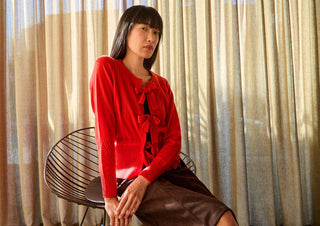Nori Tomato Cardigan