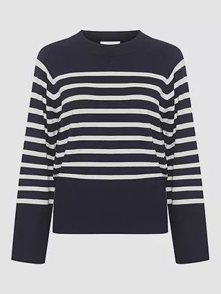 EW Zeke Navy Off White Knit Pullover