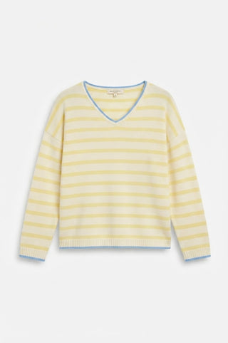 St. Tropez Stripe Sweater Yellow