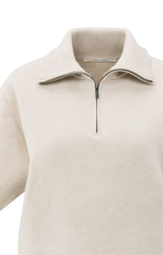 Chalk White Short Slv w Collar