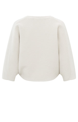 Ella Batwinhg  Chalk White Cardigan