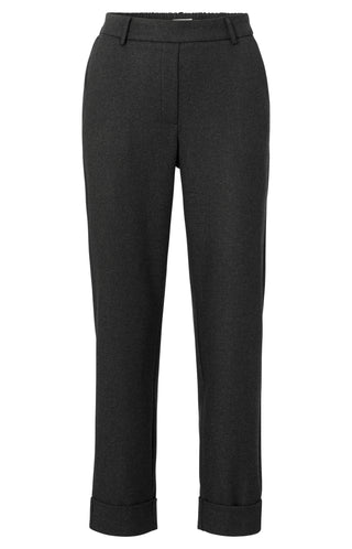 Mabel Pantalon Anthracite Melange Waist Pant