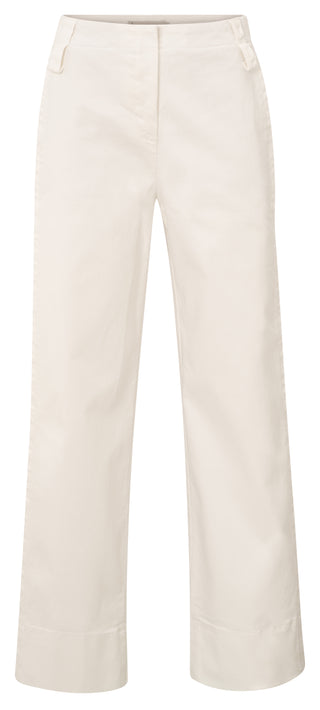 Twill Offwhite Trousers w Belt