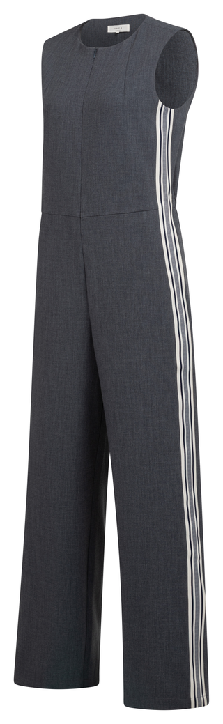 Inkwell Blu Woven Wide Leg Slv/less Jumpsuit