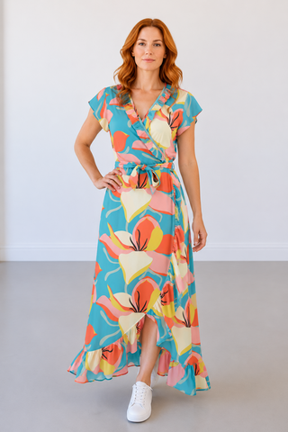 Daniella Wrap Dress Savez100% Viscose