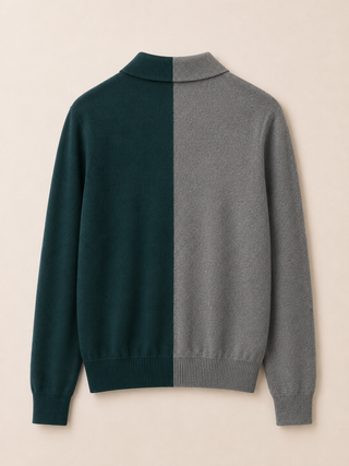 Holly Grey & Forest Cardigan