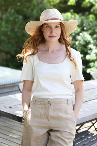 Paloma Short Gold 100% Linen