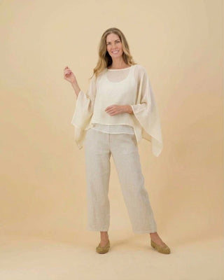TYRA Ivory Poncho