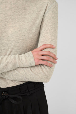 Dolly Opal Gray Melange Oneck