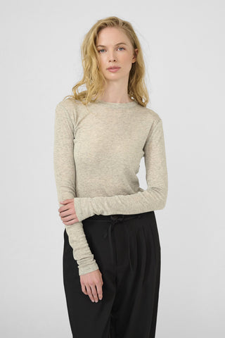 Dolly Opal Gray Melange Oneck