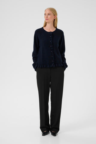 Noabelle Inkwell Frill Cardigan