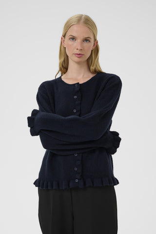 Noabelle Inkwell Frill Cardigan