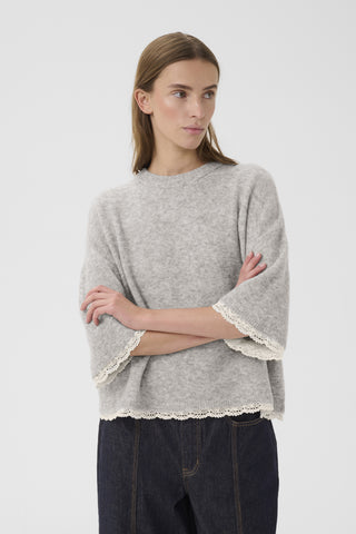 Eris Grey Melange Oneck