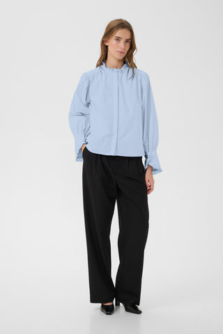 Else Chambray Blue Blouse