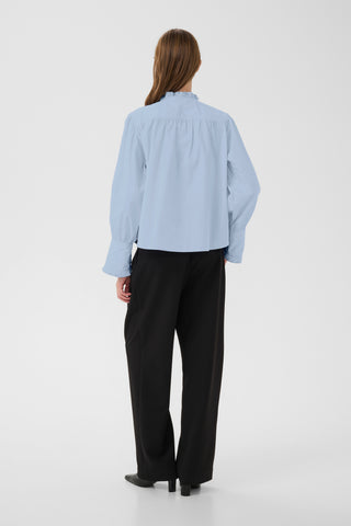 Else Chambray Blue Blouse