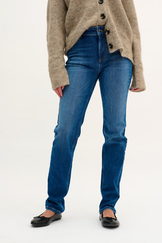 33 The Celina 148 High Straight Blu Wash Jean