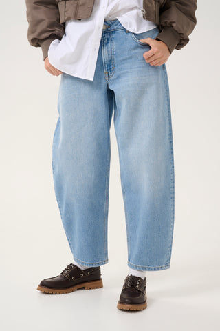 BalooMW Light Blue Barrel Jeans
