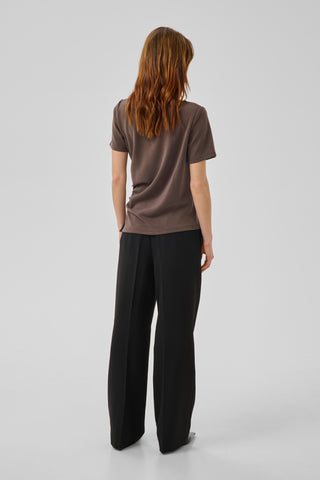 Helle Major Brown Asymmetric Tee