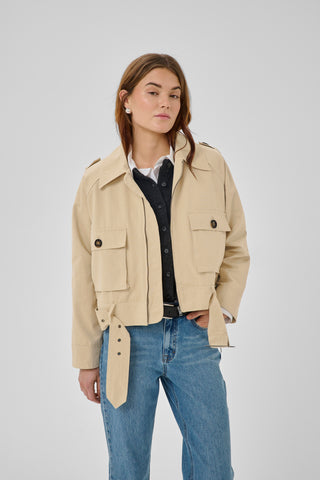 Lyon Brown Rice Short Jacket