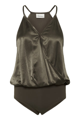 Estelle Wrap Brown Bodyshirt