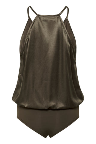Estelle Wrap Brown Bodyshirt