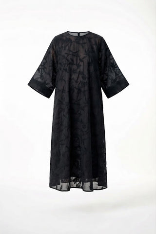 Deia Black with Embroidery