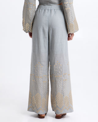 Grape Loose Stone/gold Drawstring Pants