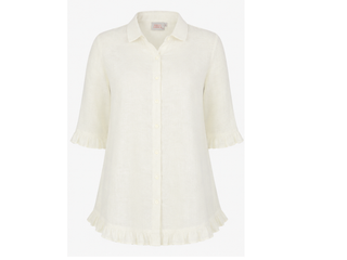 Rose Shirt Snow Linen/Viscose