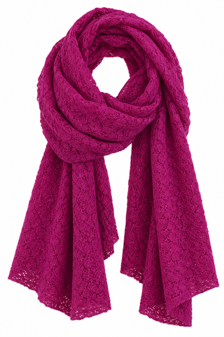 The Jade Summer Burgundy Scarf
