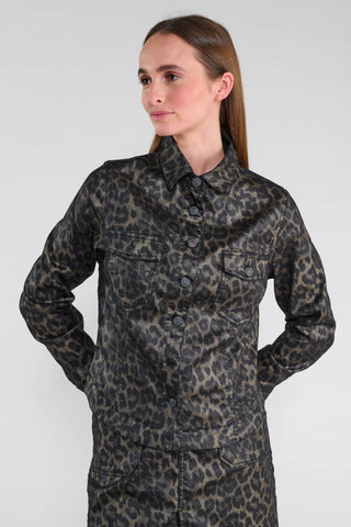 LT Lilly Black Leopard Jacket