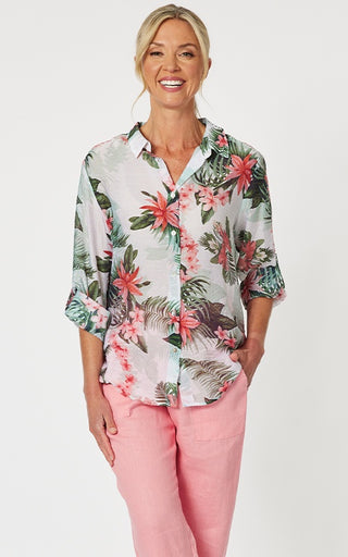 Paradise Khaki Print Shirt