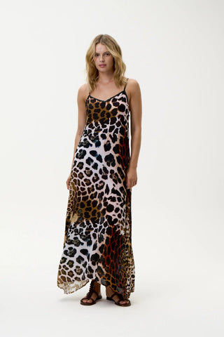 Anoinette  Lipari Slip Dress Leopard