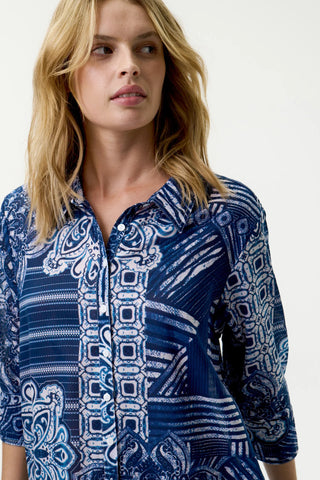 Daisy Mandala Navy
