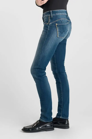 LT Gaba Middle Waist  Skinny Leg Blu Denim Jeans