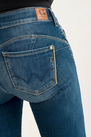 LT Gaba Middle Waist  Skinny Leg Blu Denim Jeans