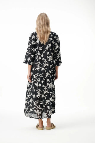 Deia Emb Black/cream