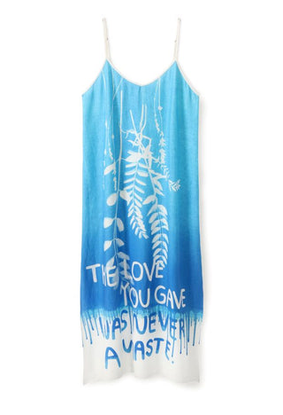 Olivia Indigo Linen Camisole Dress