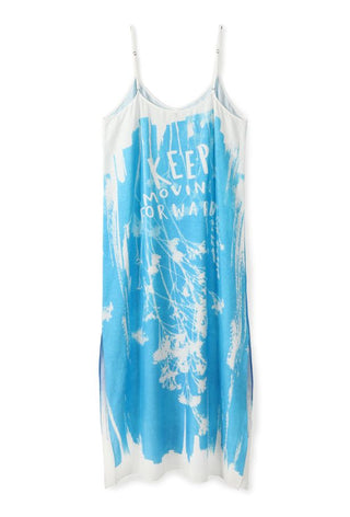 Olivia Indigo Linen Camisole Dress