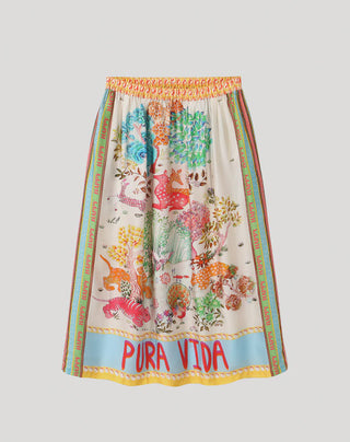 Vanessa Pura Vida Midi Skirt