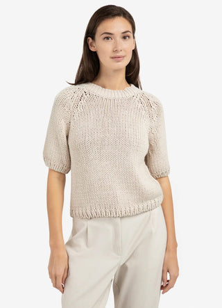 Yarn Sweater Sht Sle, Kit Beige